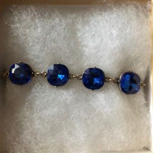 Blue gemstone bracelet